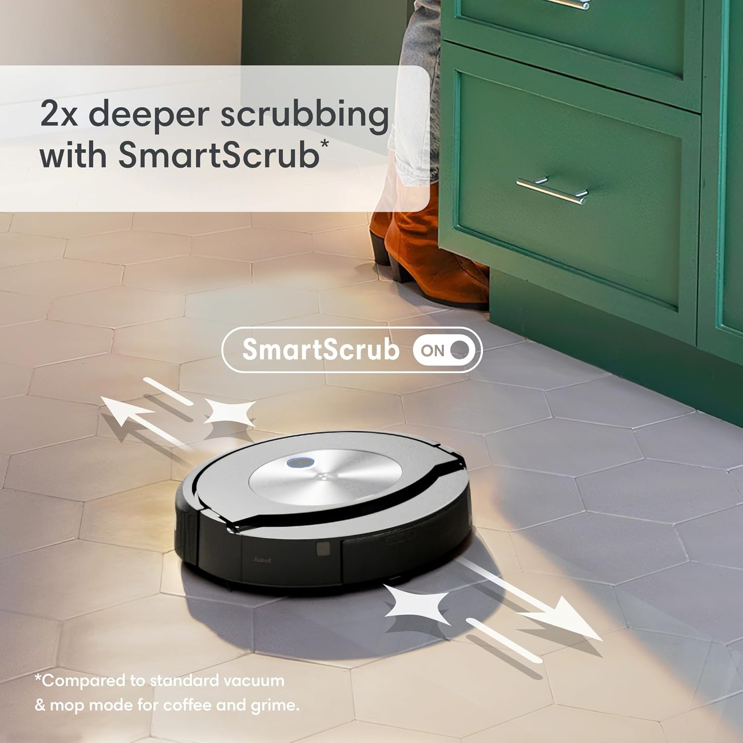 image:imageRefurbished iRobot Roomba Combo J7 Paired with Alexa or Google Assistant Robot Vacuum and MopRoomba Combo j7