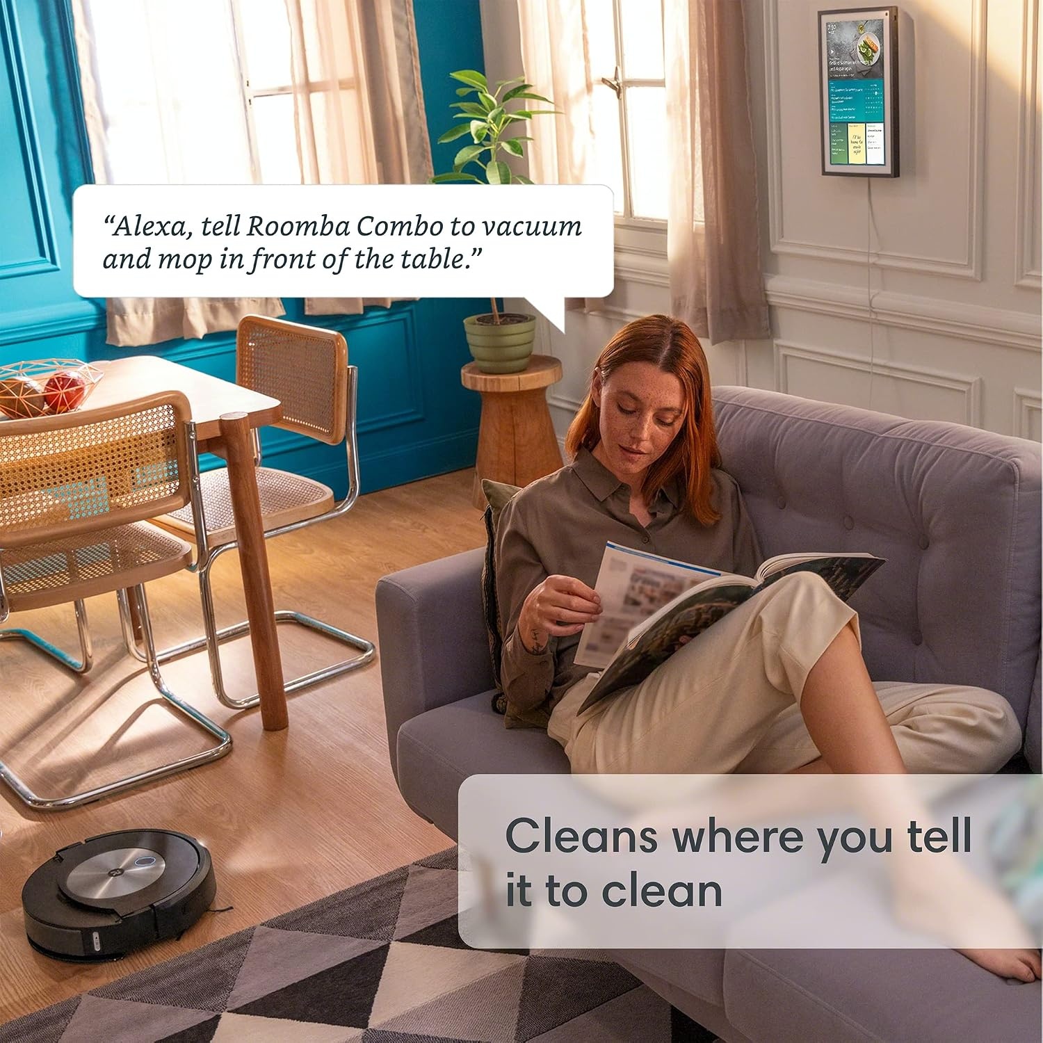 image:imageRefurbished iRobot Roomba Combo J7 Paired with Alexa or Google Assistant Robot Vacuum and MopRoomba Combo j7