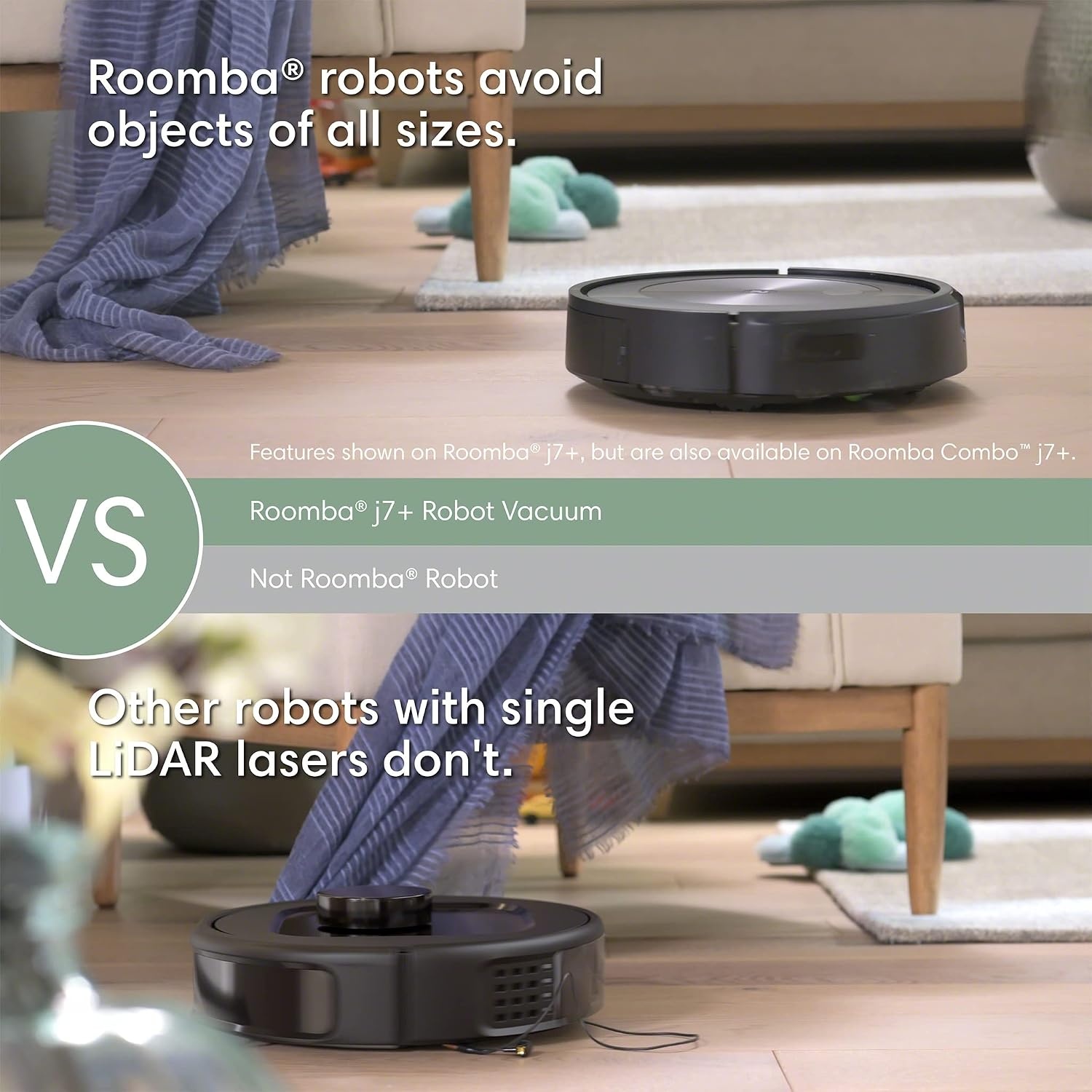 image:imageRefurbished iRobot Roomba Combo J7 Paired with Alexa or Google Assistant Robot Vacuum and MopRoomba Combo j7