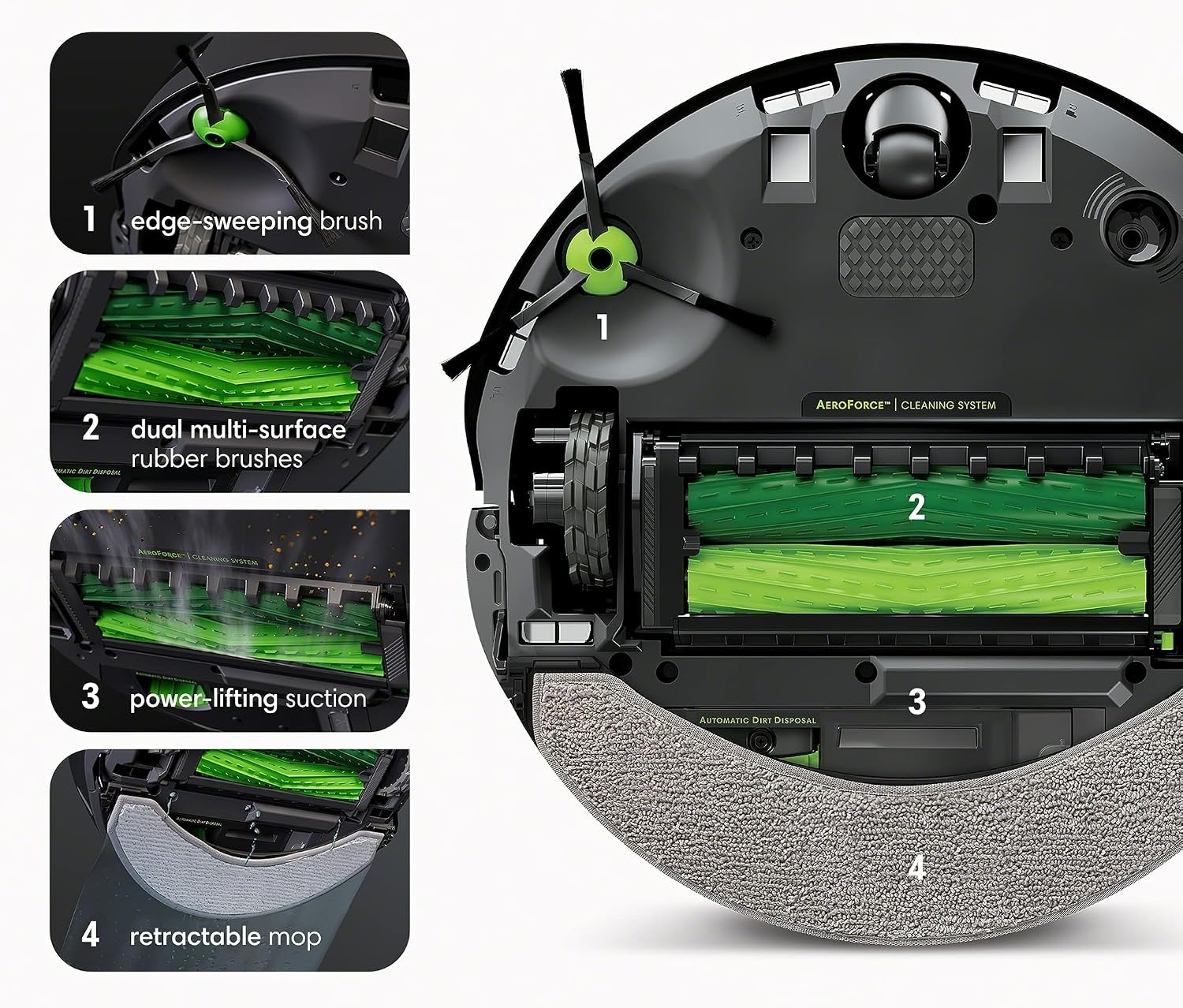 image:imageRefurbished iRobot Roomba Combo J7 Paired with Alexa or Google Assistant Robot Vacuum and MopRoomba Combo j7
