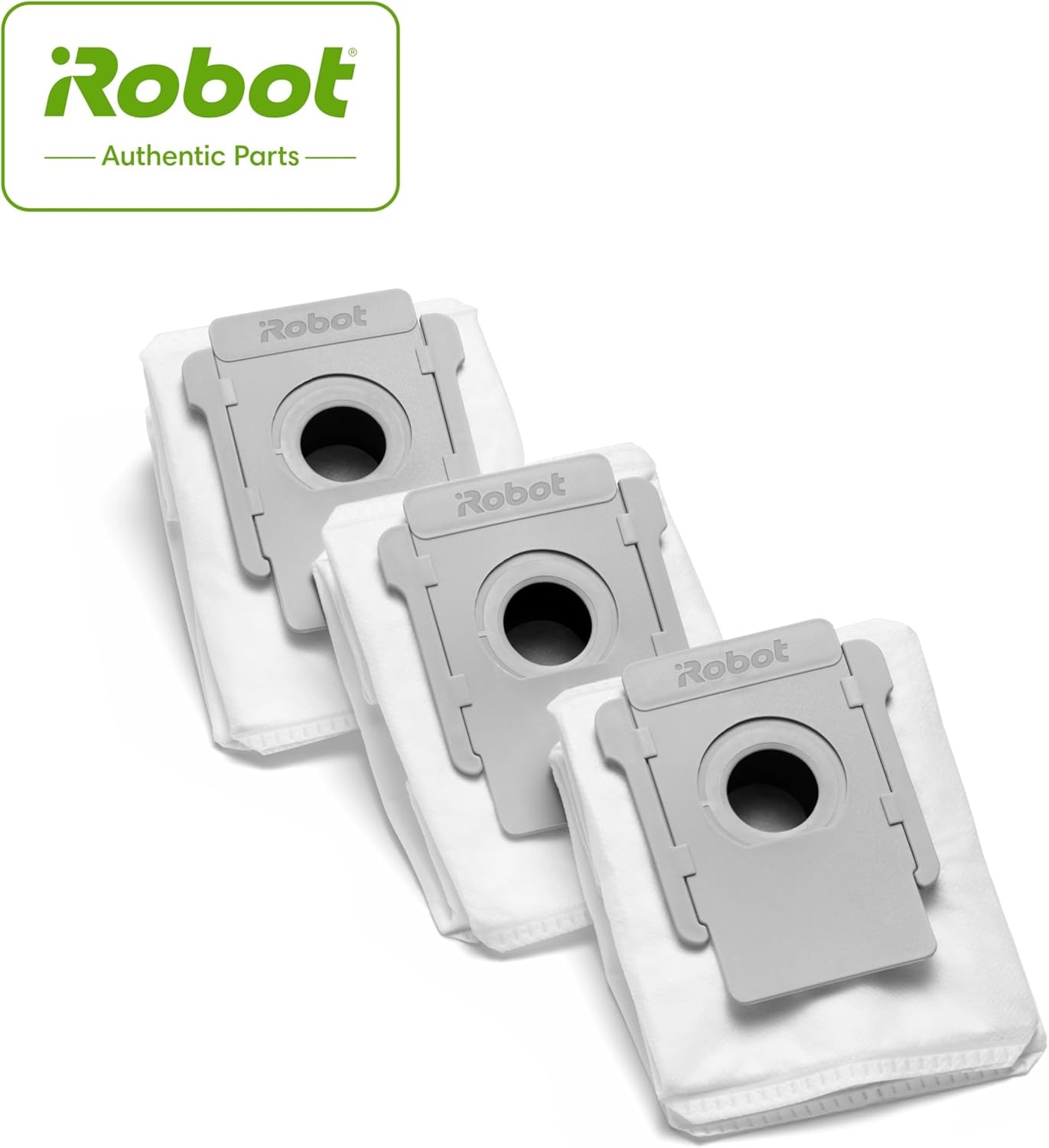 image:imageiRobot Authentic Replacement Parts 3 Count Pack of 1 Dirt Disposal Bags Compatible with Roomba Clean Base Models i1 i3 i4 i5 i7 i8 Combo j8 j93 pack