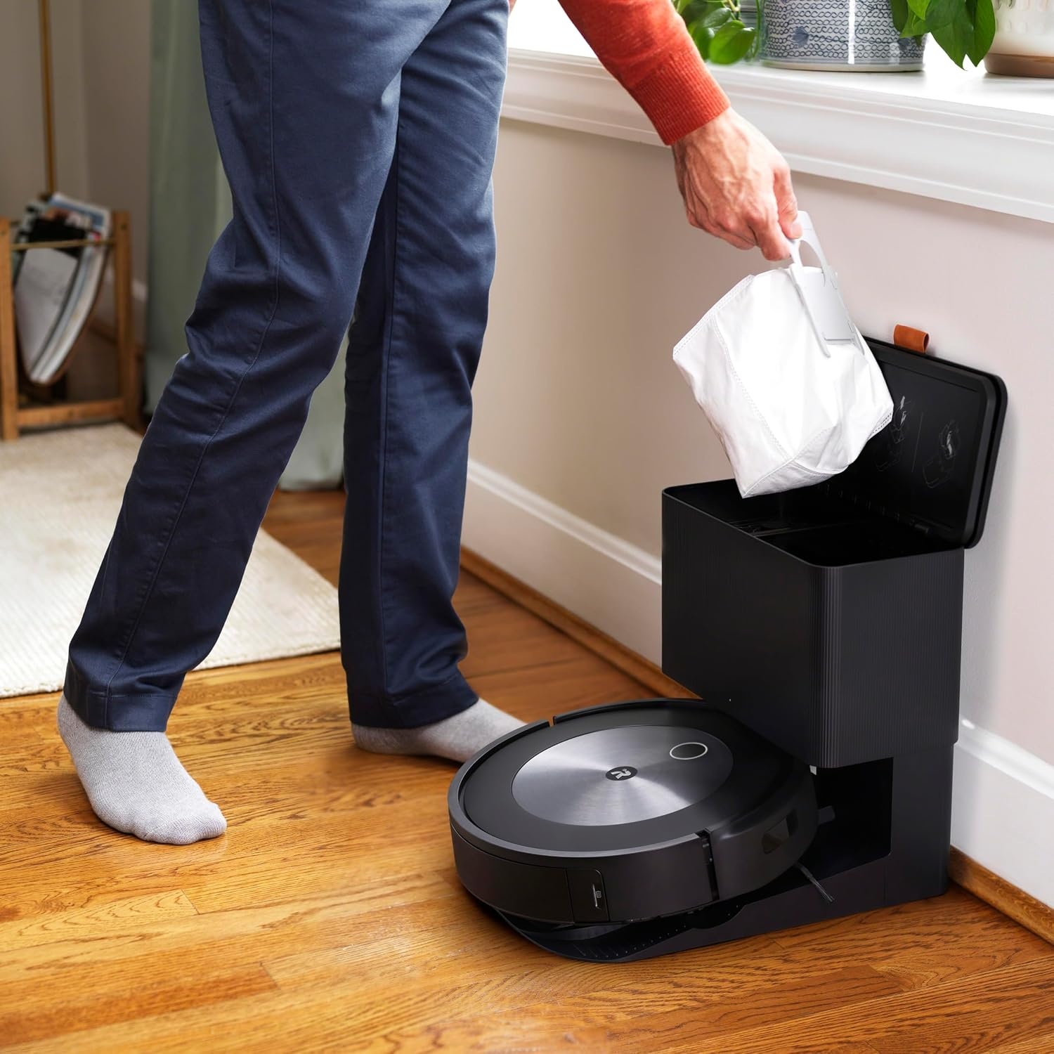 image:imageiRobot Authentic Replacement Parts Clean Base Automatic Dirt Disposal Compatible with All Roomba i1 i1 i3 i3 i4 i4 i5 i5 i7 i7 i8 j5 j5 j7 j7 j8 j8 j9New Clean Base Compatible With All Roomba i and j Series