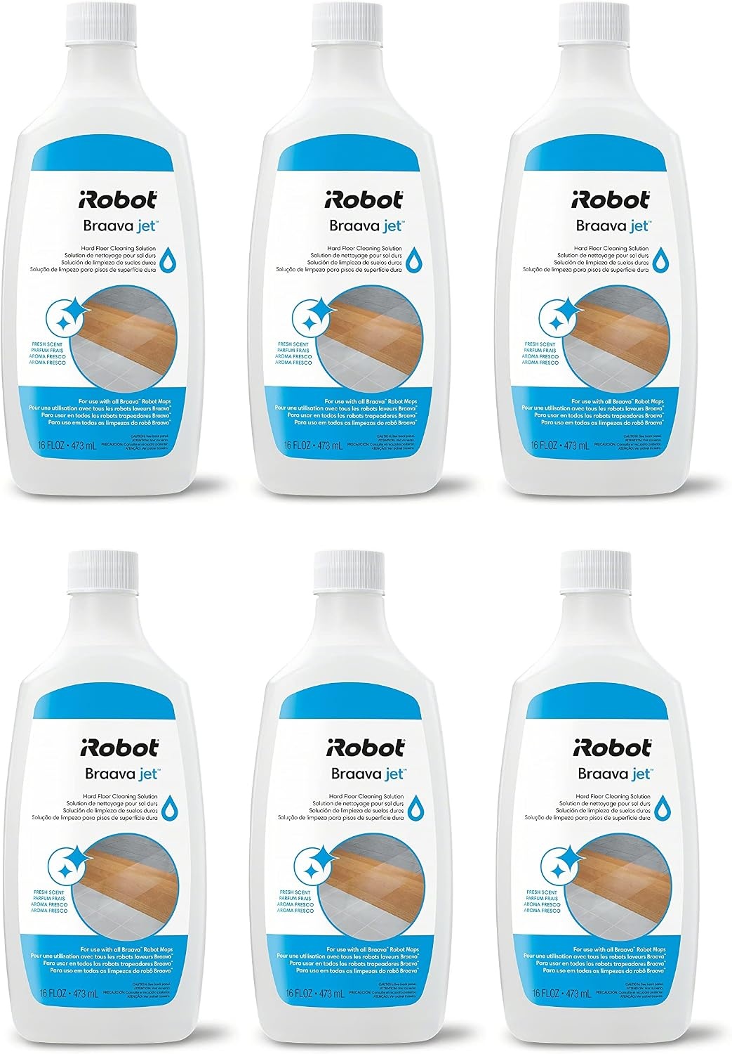 image:imageiRobot Authentic Replacement PartsHard Floor Cleaner Concentrate Compatible with Roomba 100 200 400 500 Combo Series Combo i5 i5 j5 j5 j7 j9 10 Max Essential amp Braava 240 m6 16 OzFresh