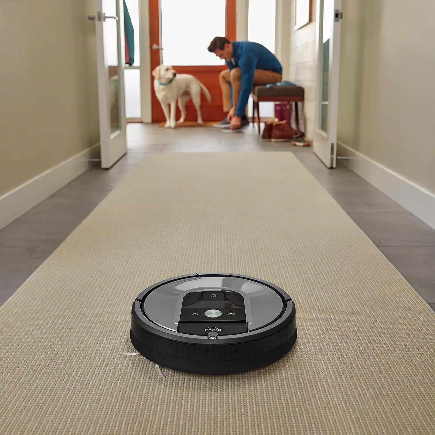 image:imageiRobot Roomba Authentic Replacement Parts Roomba 800 and 900 Series Replenishment Kit 3 AeroForce Filters 2 Spinning Side Brushes and 1 Set of MultiSurface Rubber BrushesPack of 1