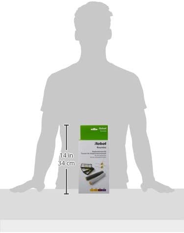 image:imageiRobot Roomba Authentic Replacement Parts Roomba 800 and 900 Series Replenishment Kit 3 AeroForce Filters 2 Spinning Side Brushes and 1 Set of MultiSurface Rubber BrushesPack of 1