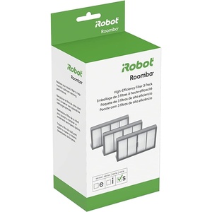 iRobot Authentic Replacement Parts- Roomba s Series High-Efficiency Filter, (3-Pack), White(18 Count (Pack of 1))