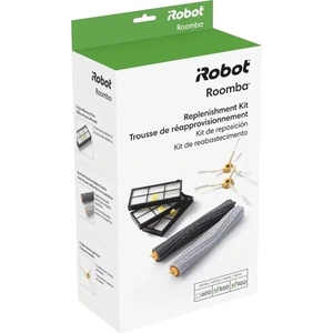iRobot Roomba Authentic Replacement Parts – Roomba 800 and 900 Series Replenishment Kit (3 AeroForce Filters, 2 Spinning Side Brushes, and 1 Set of Multi-Surface Rubber Brushes)((Pack of 1))