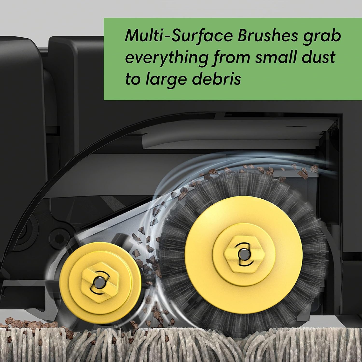 image:imageiRobot Roomba 105 Combo Robot Vacuum amp Mop Easy to use Intense PowerLifting Suction LiDAR Navigation Multiple Cleaning Modes Avoids Mopping Carpets SelfChargingGray