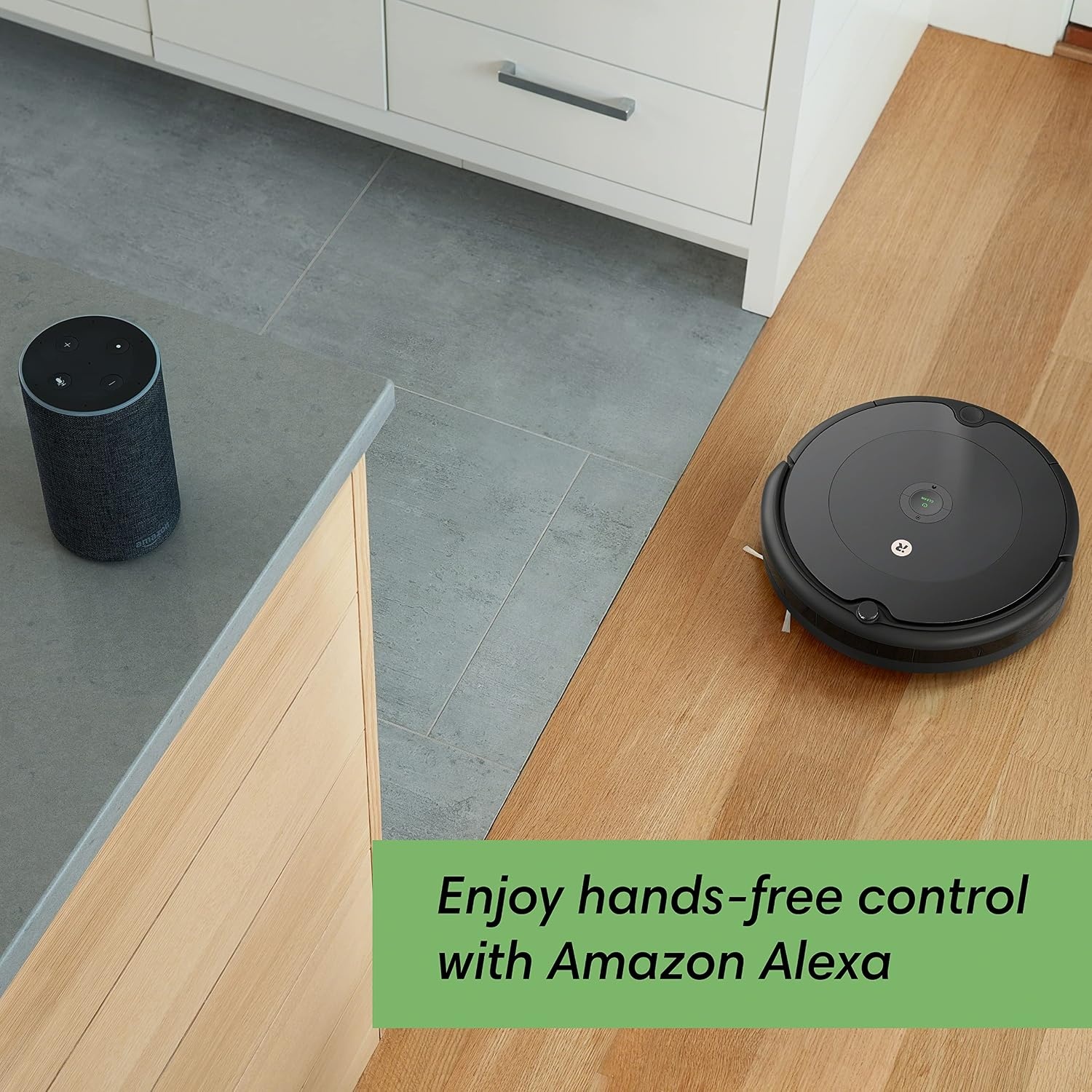 image:imageiRobot Roomba 105 Combo Robot Vacuum amp Mop Easy to use Intense PowerLifting Suction LiDAR Navigation Multiple Cleaning Modes Avoids Mopping Carpets SelfChargingGray