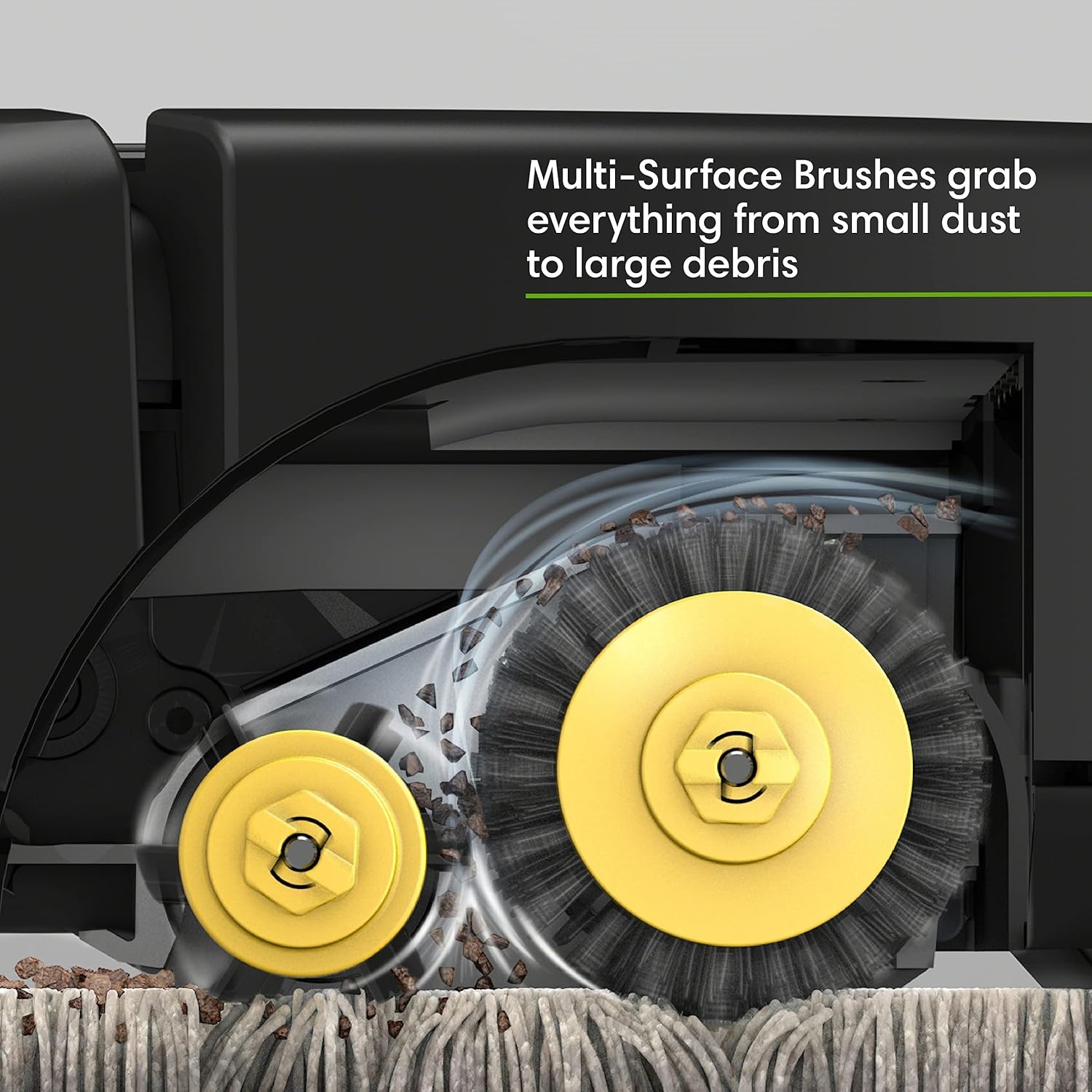 image:imageiRobot Roomba 105 Combo Robot Vacuum amp Mop with AutoEmpty Dock SelfEmpties for 75 Days Intense PowerLifting Suction LiDAR Navigation Multiple Cleaning Modes Avoids Mopping CarpetBlack