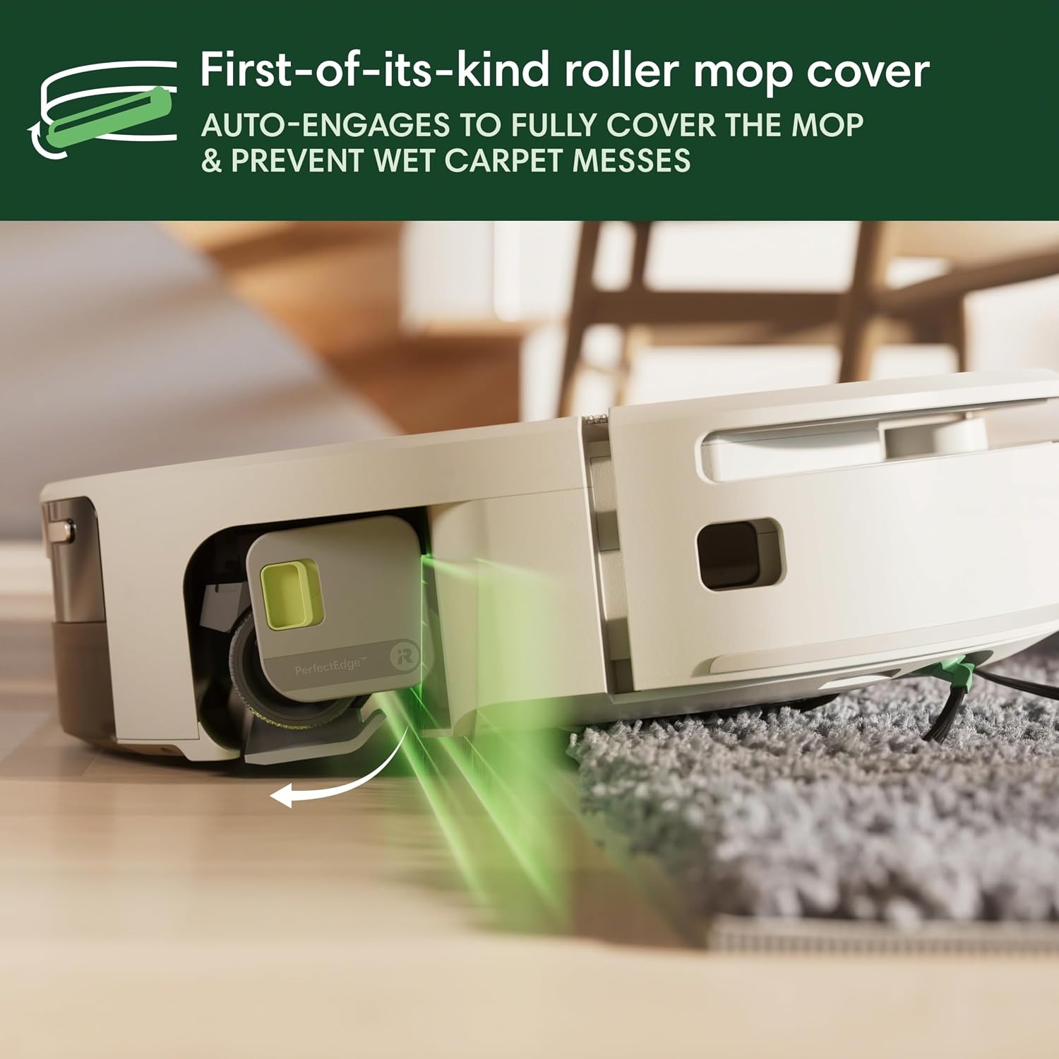 image:imageiRobot Roomba Max 705 Combo Robot Vacuum amp Mop AutoWash Dock Extending Cleaning Roller Mop Retractable Cover Dual Brushes SelfEmpties HeatWashes amp Dries Avoids Obstacles LiDARWhite
