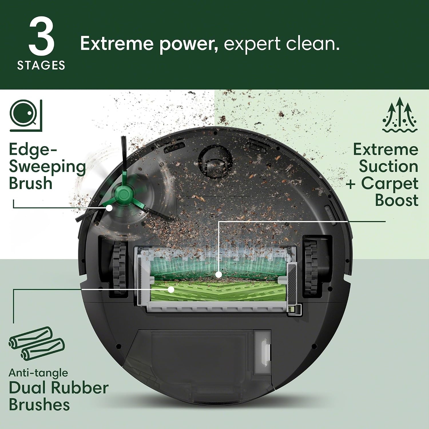 image:imageiRobot Roomba Max 705 Robot Vacuum with AutoEmpty Dock Powerful Suction Dual Rubber AntiTangle Brushes LiDAR Navigation Obstacle amp AntiFall Detection for Carpet and Hard FloorsBlack