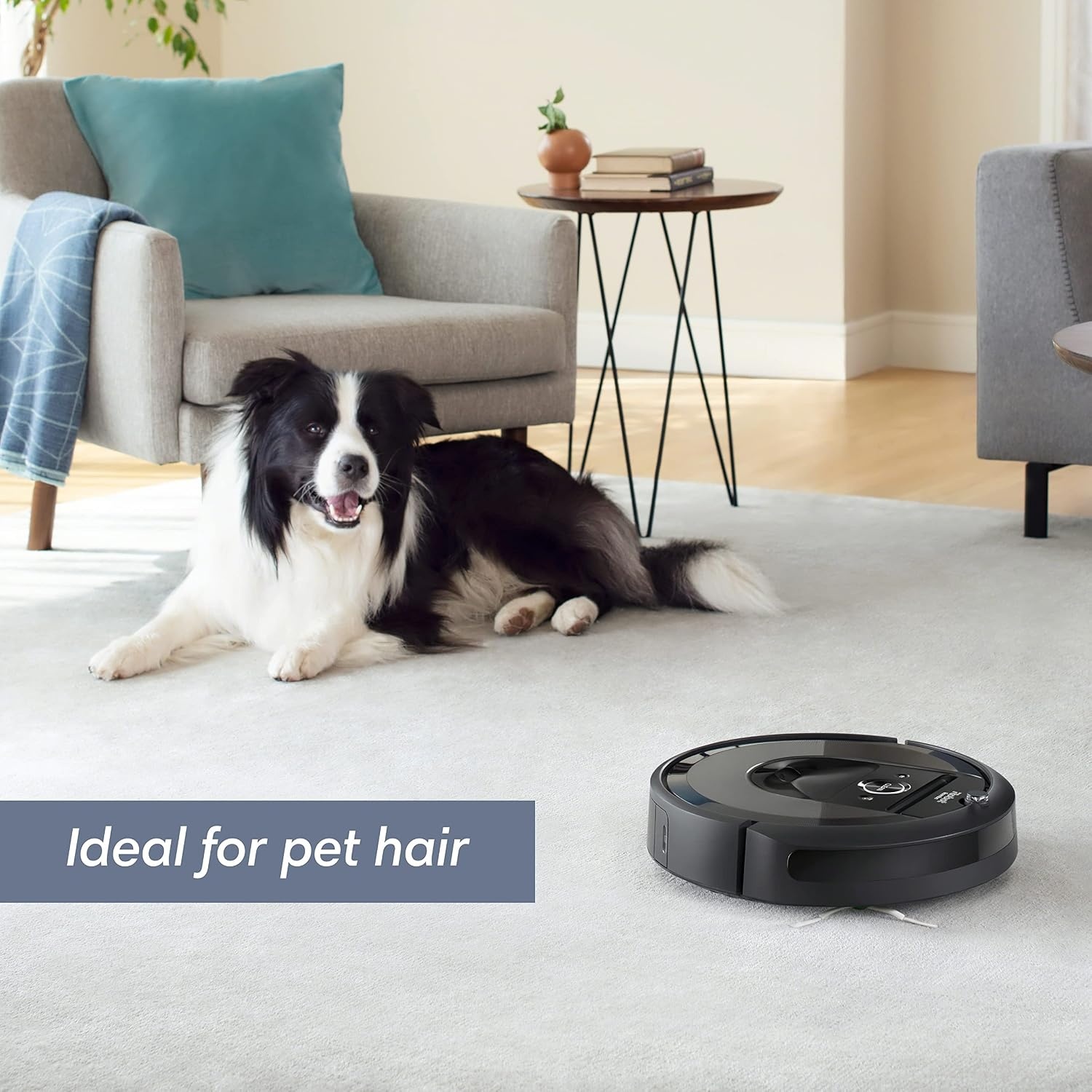 image:imageiRobot Roomba Max 775 Pet Robot Vacuum amp Mop Combo 30000Pa Suction Heated Mopping SelfCleaning Roller Mop Retracting Mop Cover Multifunction Dock Heated Wash amp Dry AI Obstacle AvoidanceCharcoal