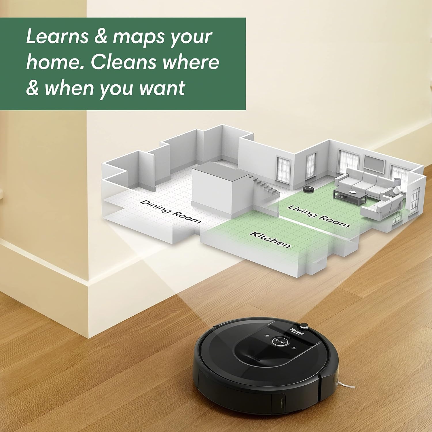image:imageiRobot Roomba Max 775 Pet Robot Vacuum amp Mop Combo 30000Pa Suction Heated Mopping SelfCleaning Roller Mop Retracting Mop Cover Multifunction Dock Heated Wash amp Dry AI Obstacle AvoidanceCharcoal