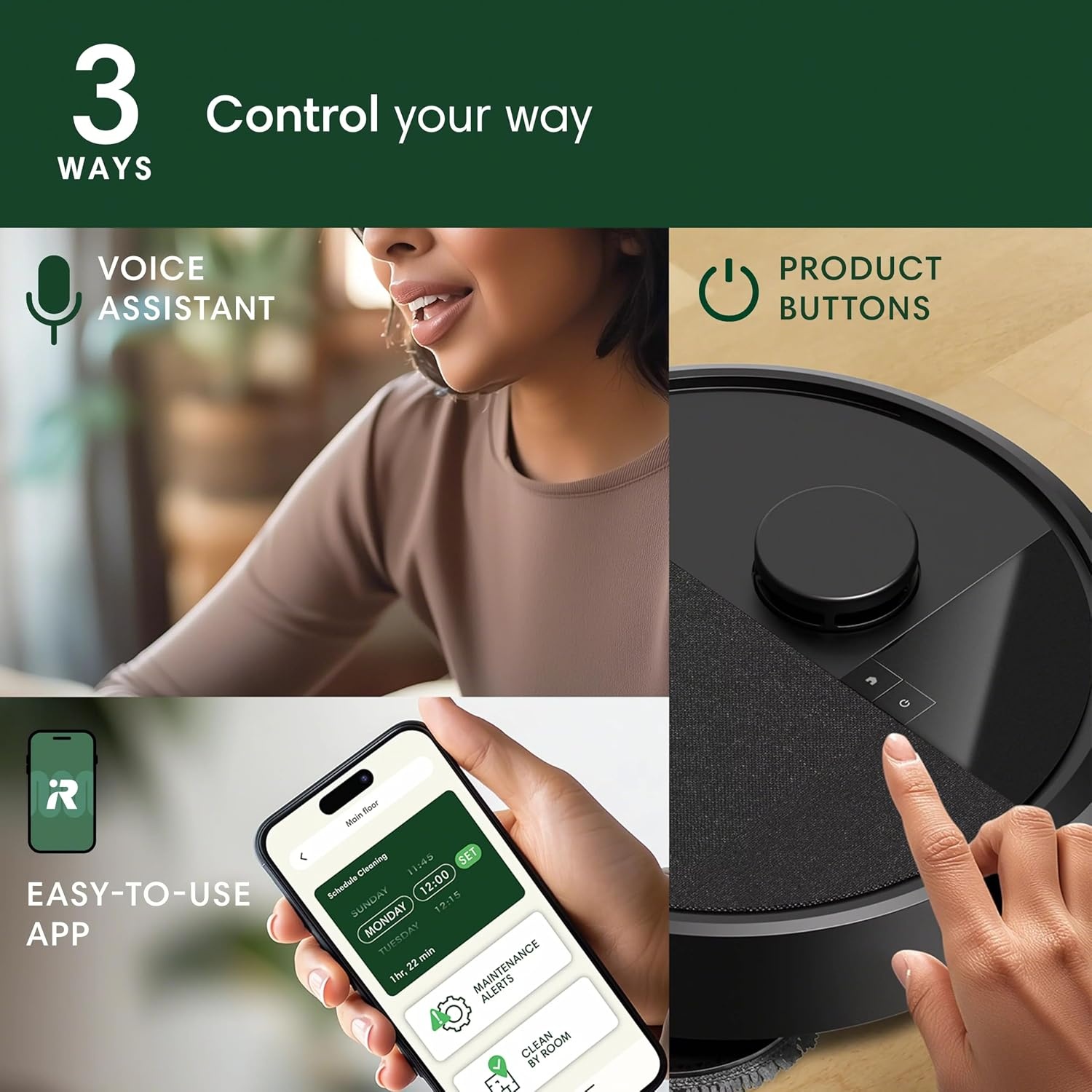 image:imageiRobot Roomba Plus 405 G181 2in1 Vacuum amp Mop Robot with AutoWash Dock Dual Spinning Smart amp Fast Mapping Ideal for Pet Hair SelfEmpties 75 Days Intense Suction Pad Washing amp DryingMatte Black