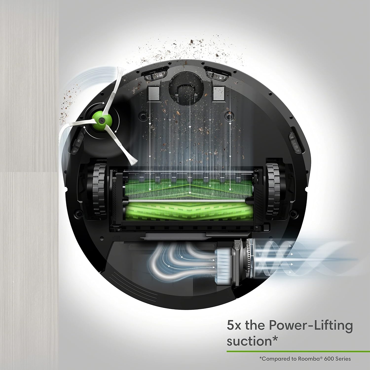 image:imageiRobot Roomba Plus 405 G181 2in1 Vacuum amp Mop Robot with AutoWash Dock Dual Spinning Smart amp Fast Mapping Ideal for Pet Hair SelfEmpties 75 Days Intense Suction Pad Washing amp DryingGray