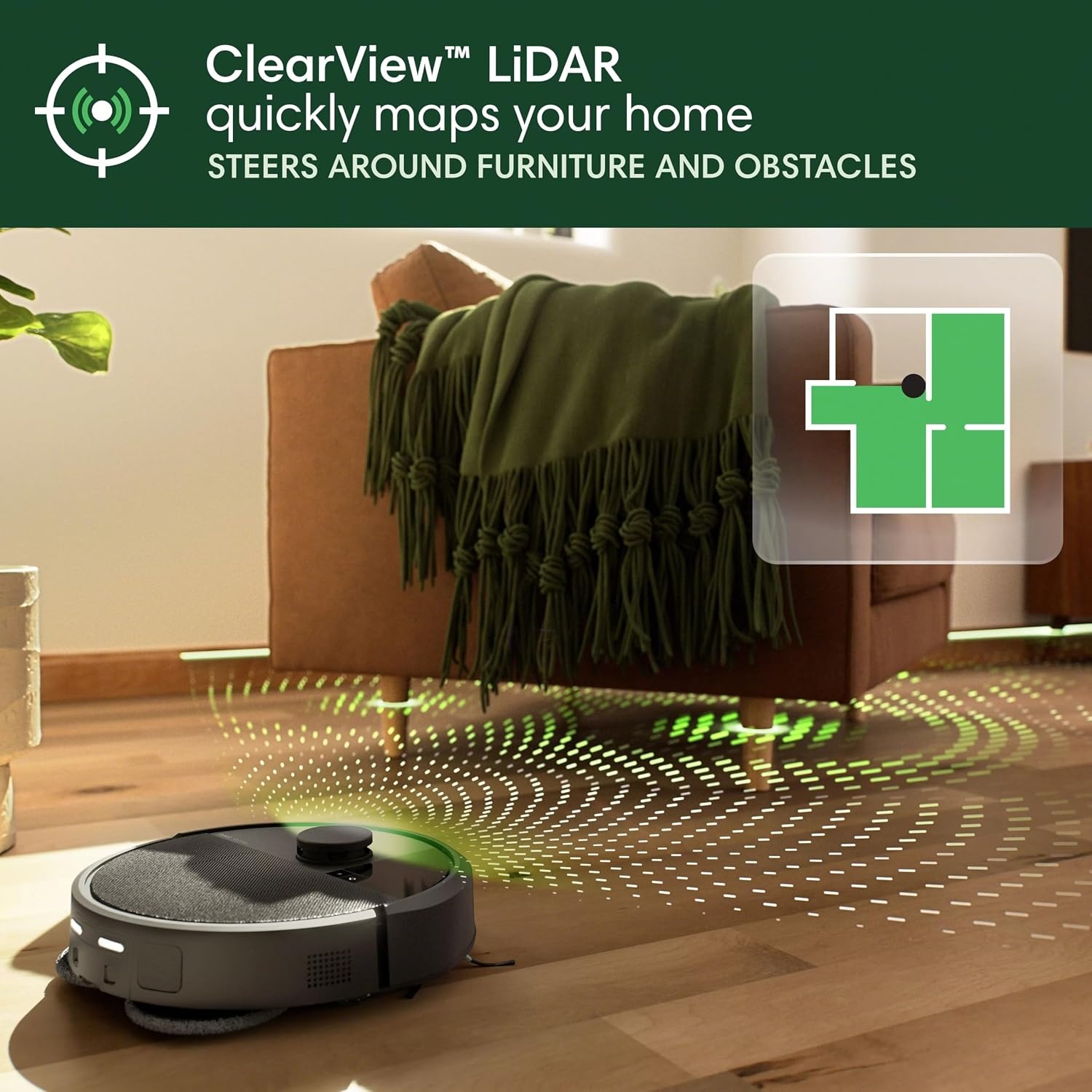 image:imageiRobot Roomba Plus 405 G185 Combo Robot Vacuum amp Mop with AutoWash Dock Spinning Mop Pads SelfEmpties Pad Washing amp Drying SelfCleaning PadLift LiDAR NavigationBlack