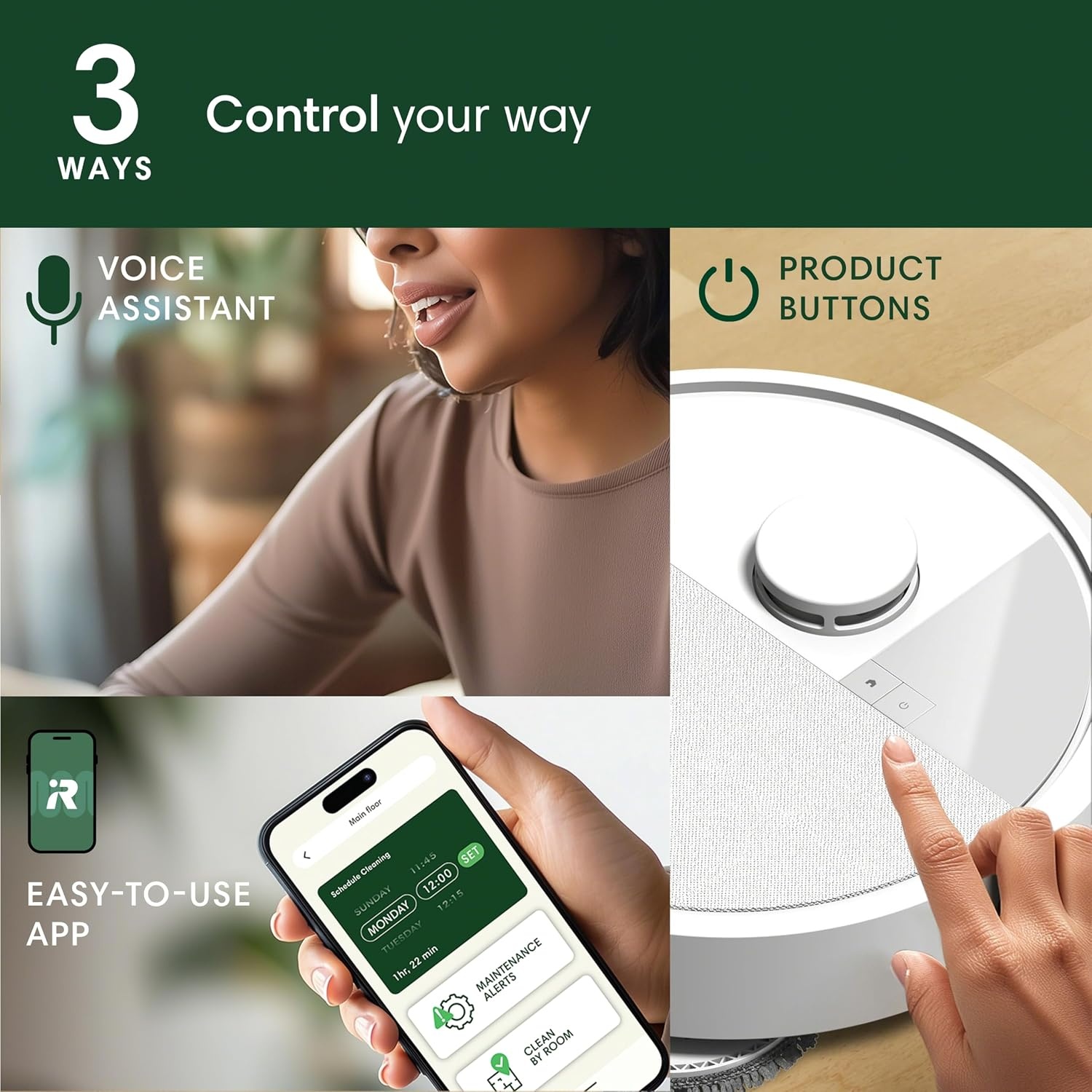 image:imageiRobot Roomba Plus 405 G185 Combo Robot Vacuum amp Mop with AutoWash Dock Spinning Mop Pads SelfEmpties Pad Washing amp Drying SelfCleaning PadLift LiDAR NavigationWhite
