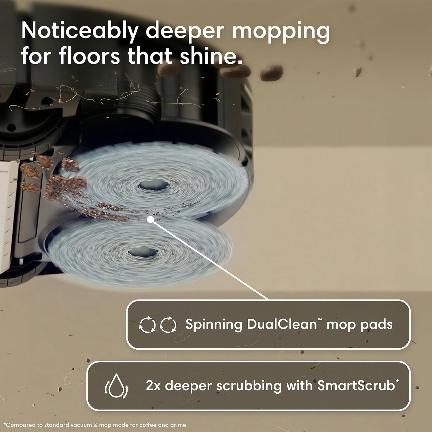 image:imageiRobot Roomba Plus 415 Robot Vacuum amp Mop Combo 20000Pa Suction 90 Days SelfEmptying Multifunction Dock SelfCleaning amp Hot Dry Smart Obstacle Avoidance Lifting Spinning Mops Ideal for Pets