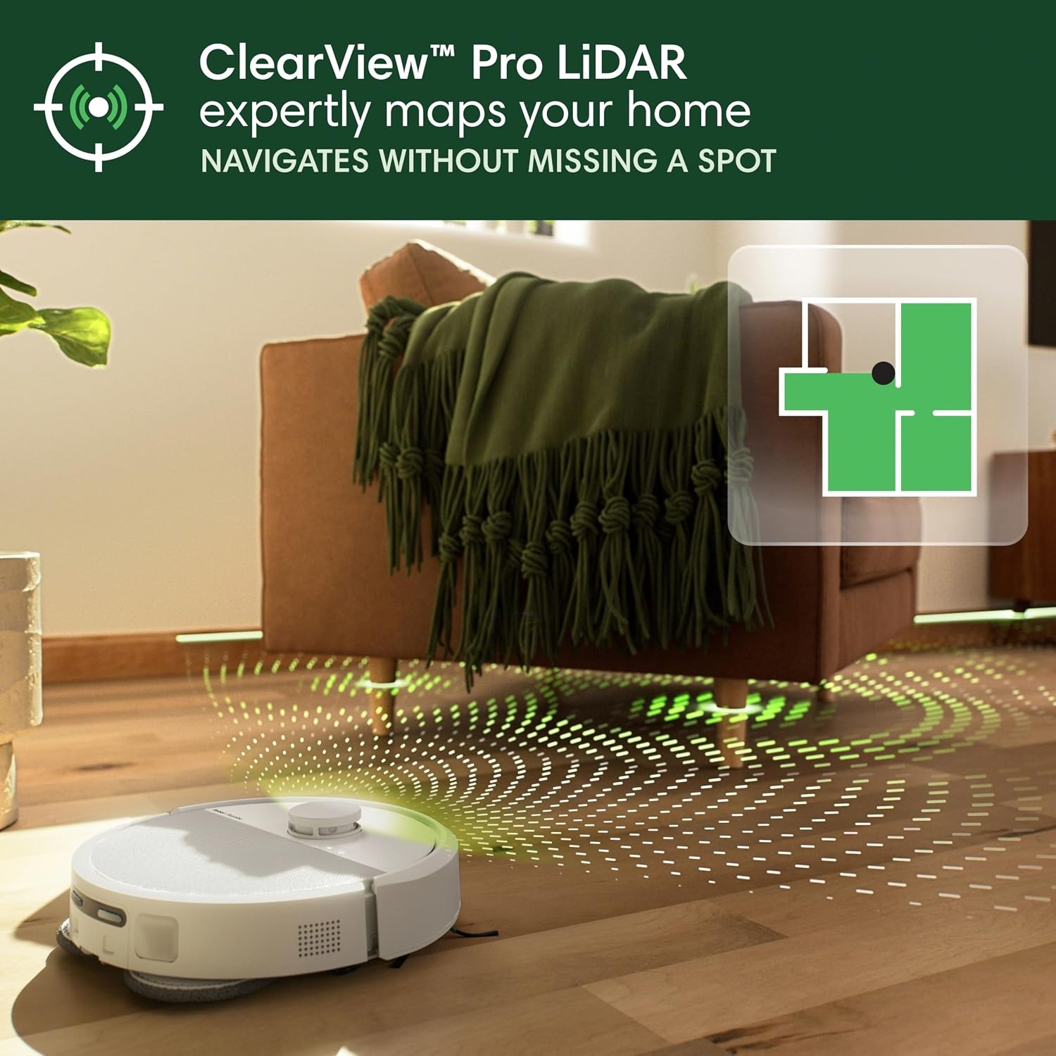 image:imageiRobot Roomba Plus 505 Combo Robot Vacuum amp Mop with AutoWash Dock Extending Spinning Mop Pads SelfEmpties Pad Wash amp Heated Drying Selfcleaning Recognizes amp Avoids Obstacles LiDAR NavigationWhite