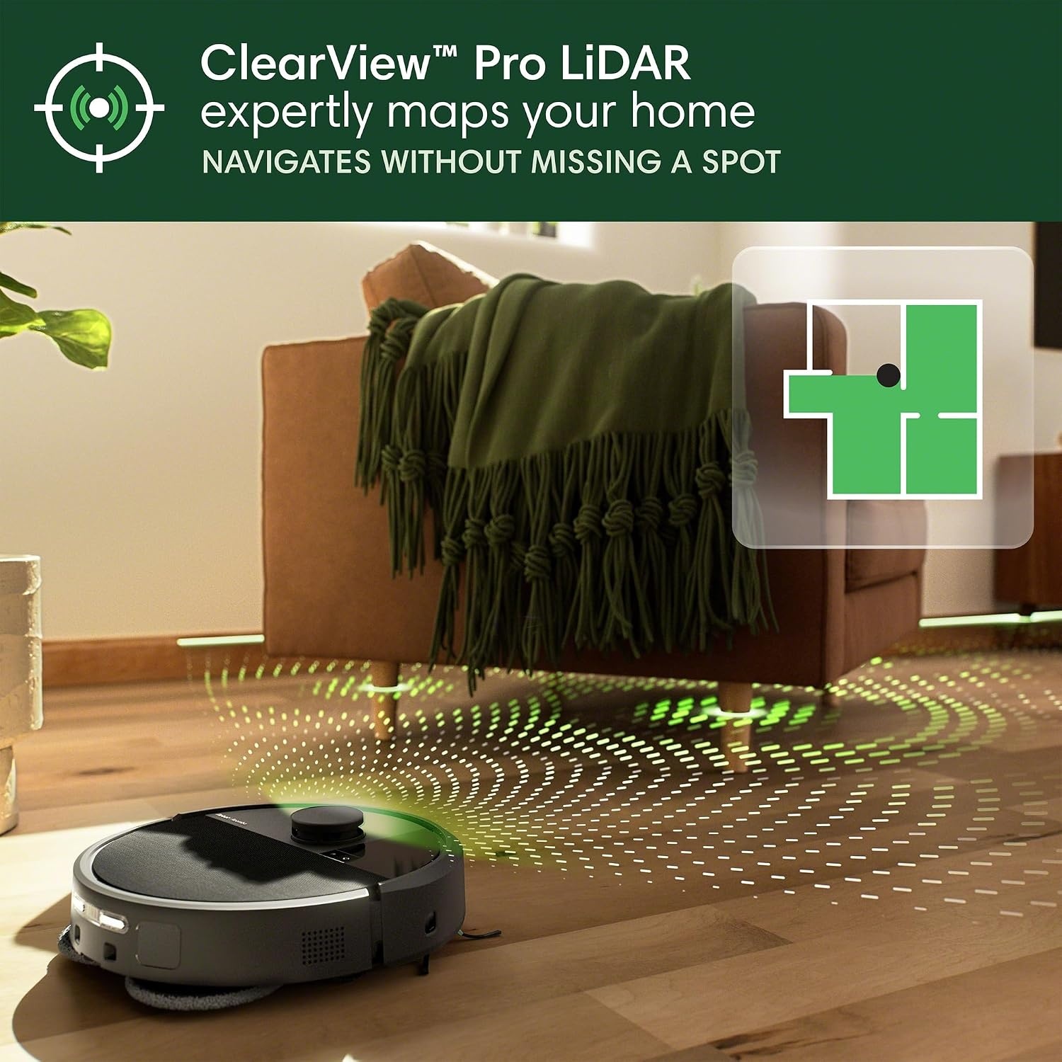 image:imageiRobot Roomba Plus 505 Combo Robot Vacuum amp Mop with AutoWash Dock Extending Spinning Mop Pads SelfEmpties Pad Wash amp Heated Drying Selfcleaning Recognizes amp Avoids Obstacles LiDAR NavigationBlack New