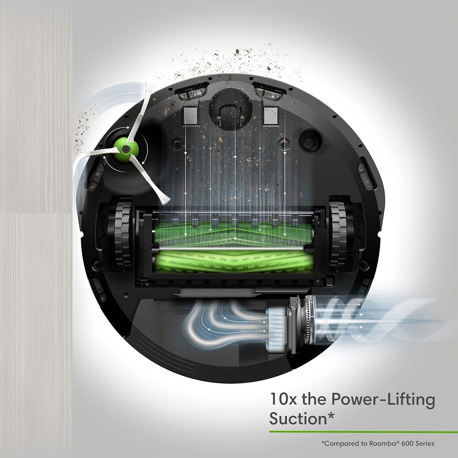 image:imageiRobot Roomba Plus 505 Combo Robot Vacuum amp Mop with AutoWash Dock Extending Spinning Mop Pads SelfEmpties Pad Wash amp Heated Drying Selfcleaning Recognizes amp Avoids Obstacles LiDAR NavigationSilver