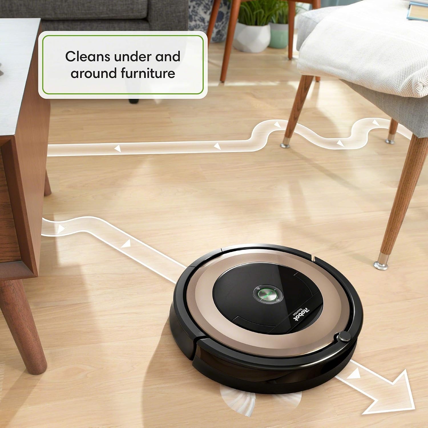 image:imageiRobot Roomba Plus 515 Robot Vacuum amp Mop Combo 22000Pa Suction 90 Days SelfEmptying Multifunction Dock SelfCleaning Heated Wash amp Heated Dry Smart Obstacle Avoidance Lifting Spinning MopsChampagne