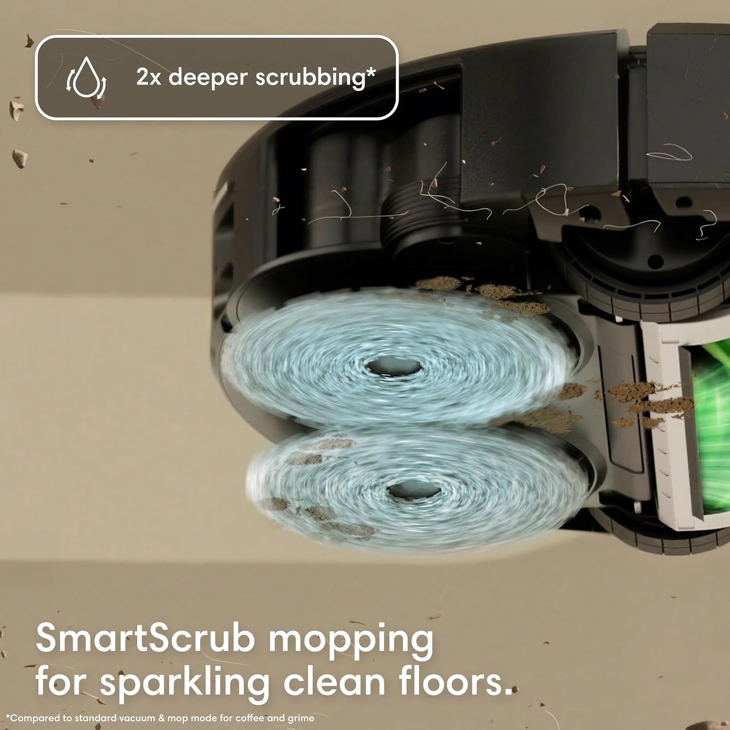 image:imageiRobot Roomba Plus 515 Robot Vacuum amp Mop Combo 22000Pa Suction 90 Days SelfEmptying Multifunction Dock SelfCleaning Heated Wash amp Heated Dry Smart Obstacle Avoidance Lifting Spinning MopsBlack