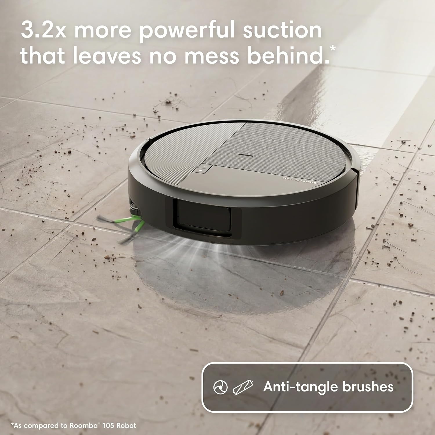 image:imageiRobot Roomba Plus 575 Robot Vacuum amp Mop Combo 25000Pa Suction PrecisionVision AI Obstacle Avoidance 90 Days Emptying Multifunction Dock SelfCleans Heated Wash amp Dry Lifting Spinning Mops575X