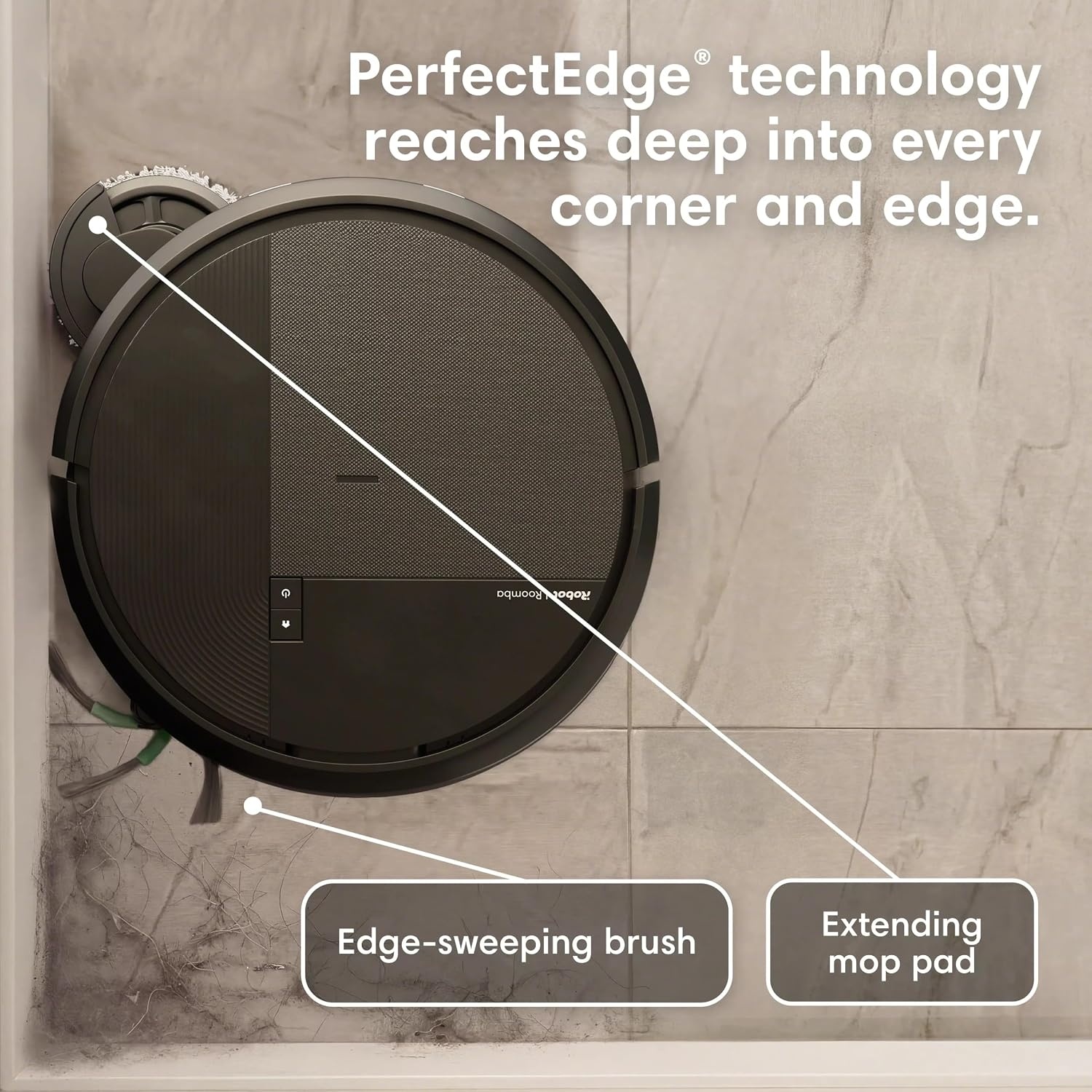 image:imageiRobot Roomba Plus 575 Robot Vacuum amp Mop Combo 25000Pa Suction PrecisionVision AI Obstacle Avoidance 90 Days Emptying Multifunction Dock SelfCleans Heated Wash amp Dry Lifting Spinning Mops575