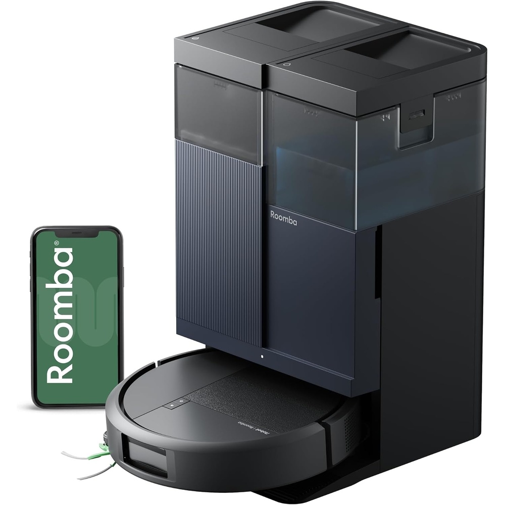 image:imageiRobot Roomba Plus 415 Robot Vacuum amp Mop Combo 20000Pa Suction 90 Days SelfEmptying Multifunction Dock SelfCleaning amp Hot Dry Smart Obstacle Avoidance Lifting Spinning Mops Ideal for Pets