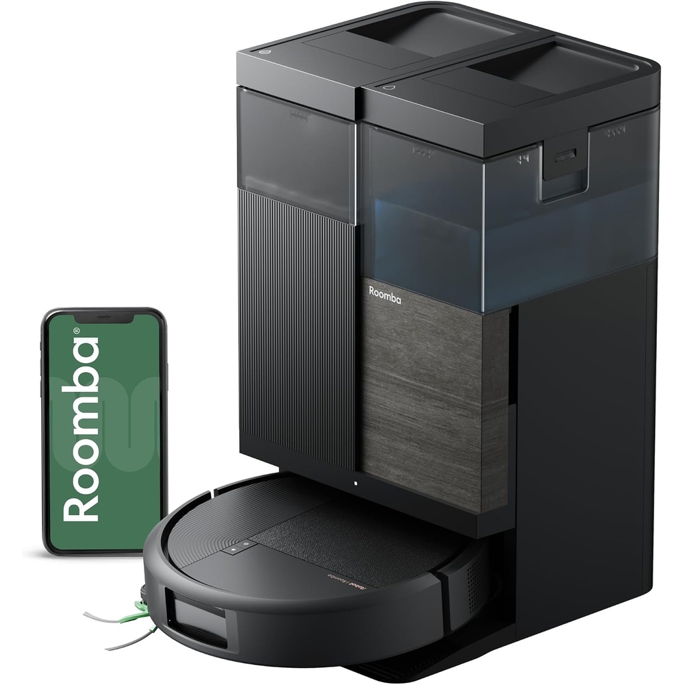 image:imageiRobot Roomba Plus 575 Robot Vacuum amp Mop Combo 25000Pa Suction PrecisionVision AI Obstacle Avoidance 90 Days Emptying Multifunction Dock SelfCleans Heated Wash amp Dry Lifting Spinning Mops575