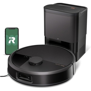 iRobot Roomba Max 715 Pet Robot Vacuum, 30,000Pa Suction, Dual Rubber Anti-Tangle Brushes & Side Brush, 90 Days Self-Emptying, PrecisionVision AI Obstacle Avoidance, 3D Mapping, Advanced Dirt Detect(Black)