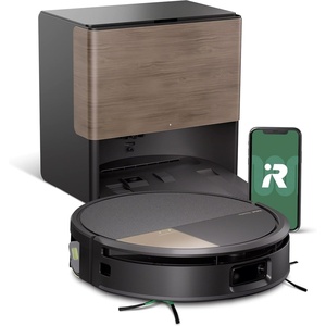 iRobot Roomba Max 775 Pet Robot Vacuum & Mop Combo, 30,000Pa Suction, Heated Mopping, Self-Cleaning Roller Mop, Retracting Mop Cover, Multifunction Dock, Heated Wash & Dry, AI Obstacle Avoidance(Black)